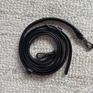 Bandolier Black Crossbody Emma Strap - Black and Pewter